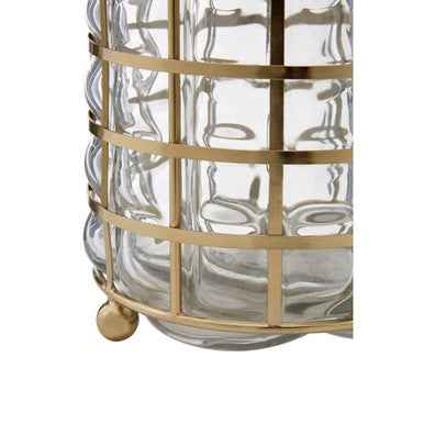 Martina Small Wireframe Hurricane Lamp