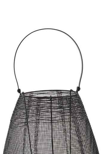 Trento Black Finish Large Lantern