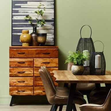 Trento Black Finish Small Lantern