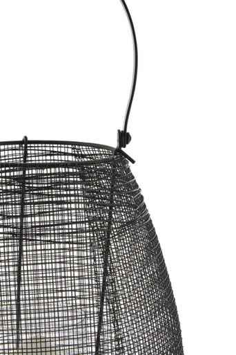 Trento Black Finish Small Lantern