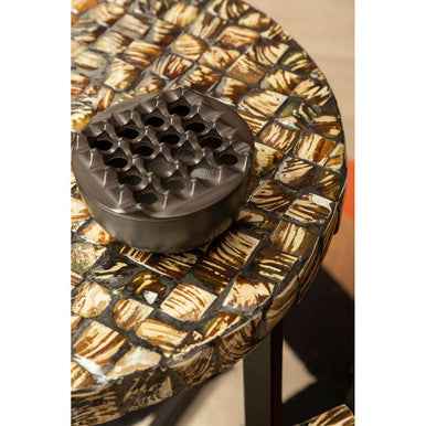 Churchill Black Nickel Finish Ashtray