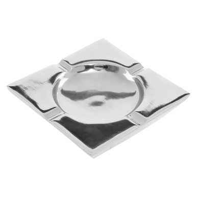 Churchill Nickel Finish Square Ashtray
