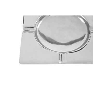 Churchill Nickel Finish Square Ashtray