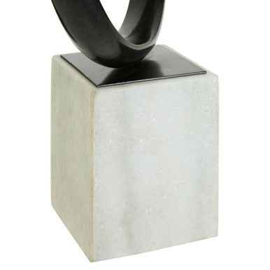 Mirano Black Nickel Finish Knot Sculpture