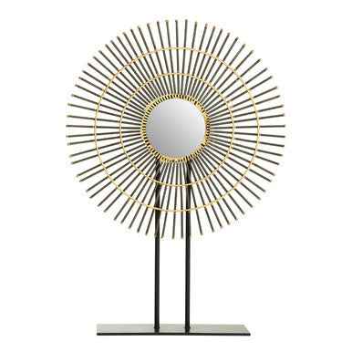 Mirano Small Metallic Finish Quill Sculpture