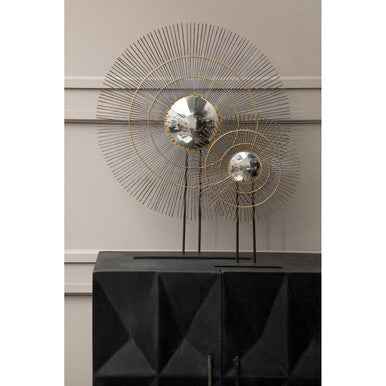 Mirano Small Metallic Finish Quill Sculpture