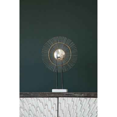 Mirano Small Metallic Finish Quill Sculpture