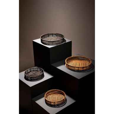 Batu Set Of 2 Natural Rattantrays