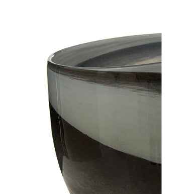 Carra Grey and Black Planter