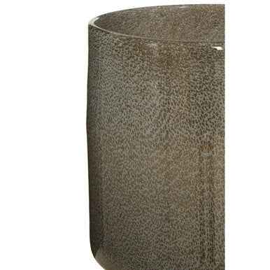 Cleo Small Grey And Gold Vase
