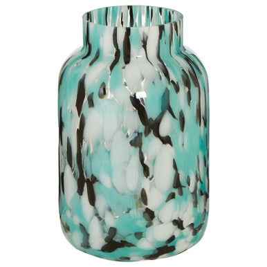 Calla Medium Speckle Effect Glass Vase