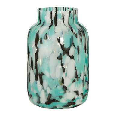 Calla Medium Speckle Effect Glass Vase