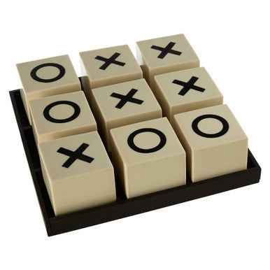 Churchill Games Large White and Black Noughts & Crosses Game