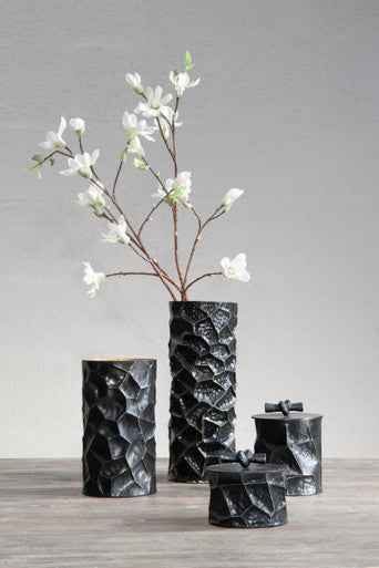 Akola Small Trinket Box In Black And Gold