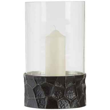 Akola Large Hurricane Hammered Candle Holder
