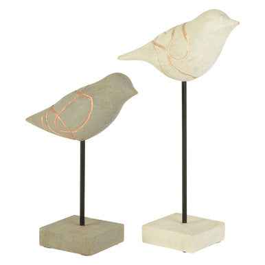 Vena Set Of Two Bird Sculptures