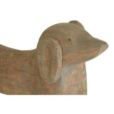 Fidra Mango Wood Sausage Dog Sculpture