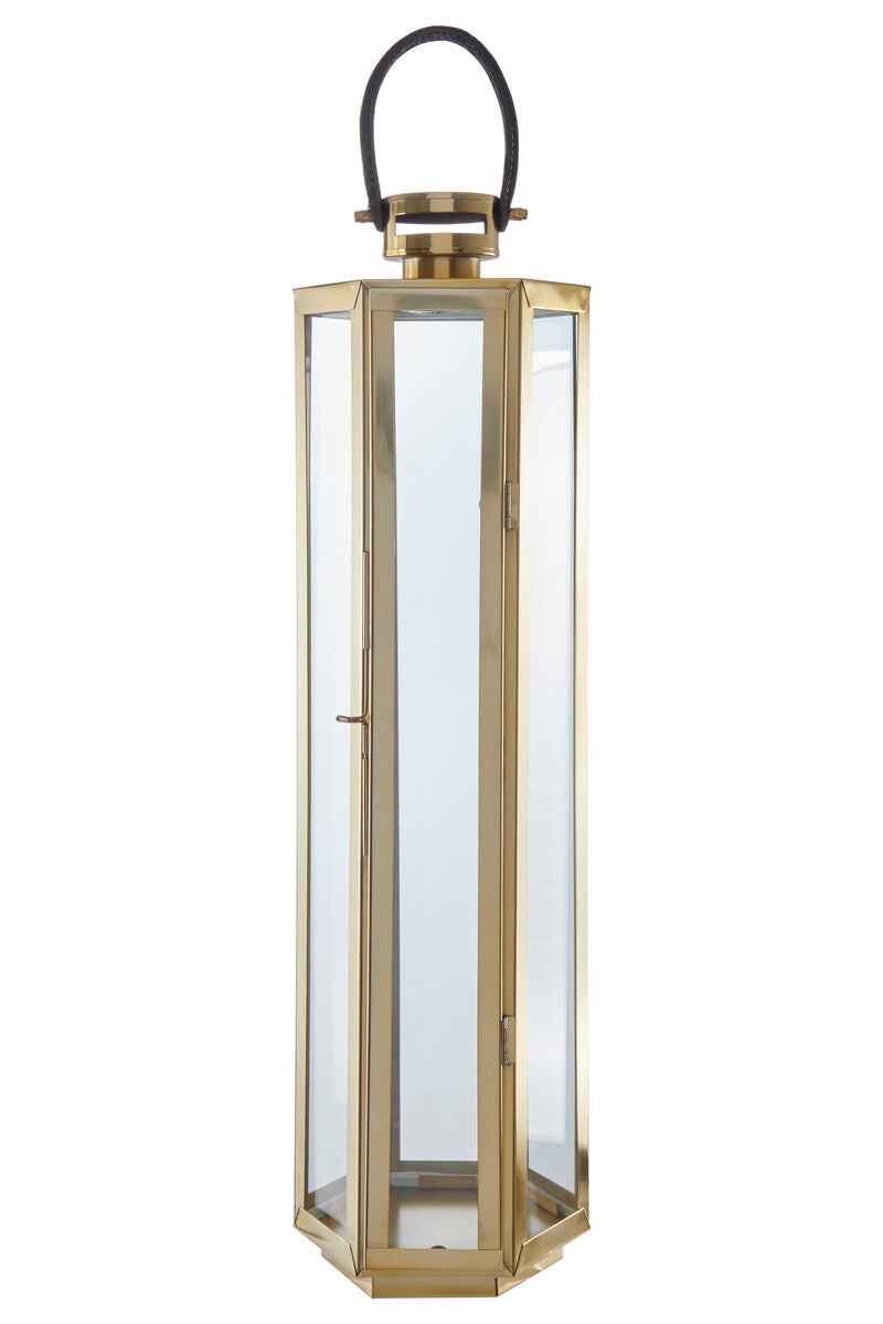 Herber Small Gold Finish Lantern
