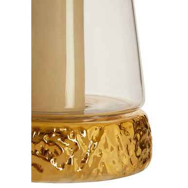 Martele Small Hurricane Gold Candle Holder