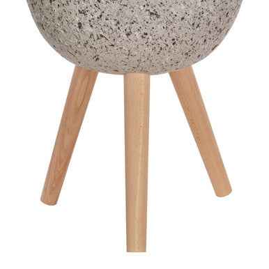 Darnell Medium Grey Speckled Planter