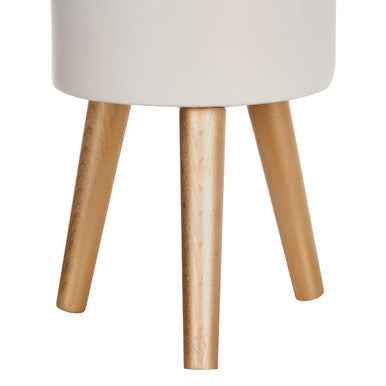 Darnell Small White Planter