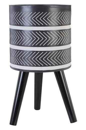 Darnell Large Chevron Planter