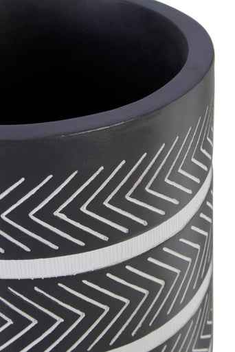 Darnell Large Chevron Planter