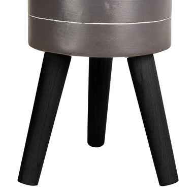 Darnell Small Black And White Finish Planter