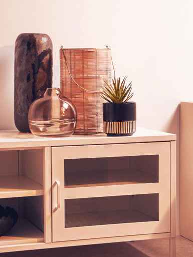 Malacca Medium Hurricane Candle Holder