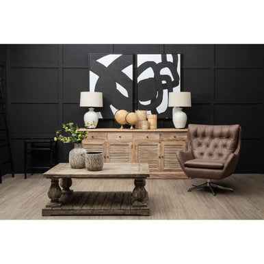 Malacca Large Hurricane Candle Holder