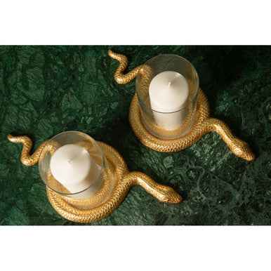 Serpent Candle Holder