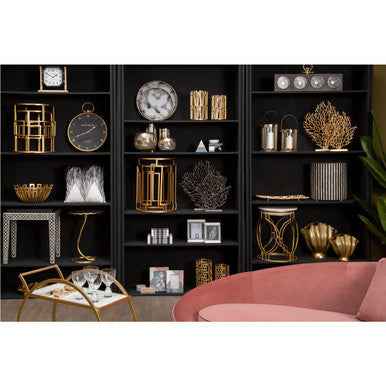 Prato Small Black Nickel Finish Coral Sculpture