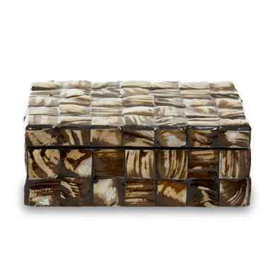 Branna Small Natural Shell Detail Box