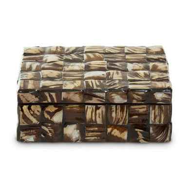 Branna Small Natural Shell Detail Box