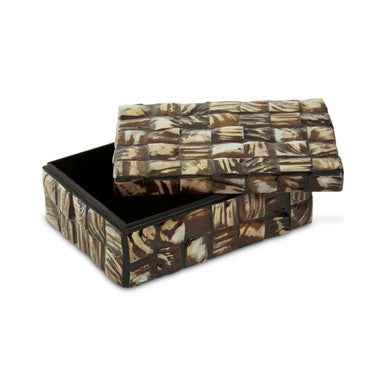 Branna Small Natural Shell Detail Box
