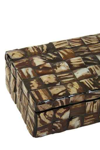 Branna Small Natural Shell Detail Box