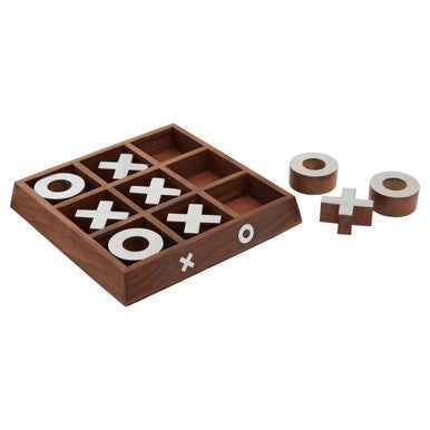 Churchill Games Brown Wood Noughts And Crosses