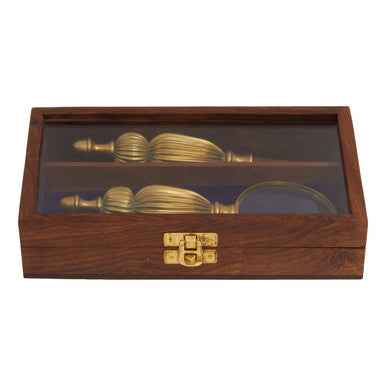 Churchill Gold Finish Magnifying Glass And Letter Opener