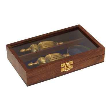 Churchill Gold Finish Magnifying Glass And Letter Opener