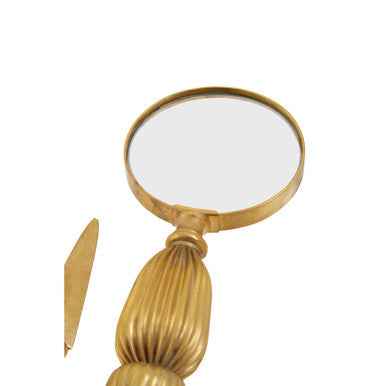 Churchill Gold Finish Magnifying Glass And Letter Opener
