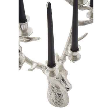 Stag Candelabra 6 Candles