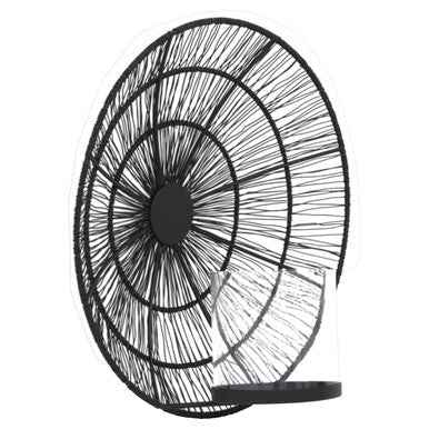 Enzo Black Wire Wall Sconce