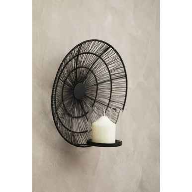 Enzo Black Wire Wall Sconce