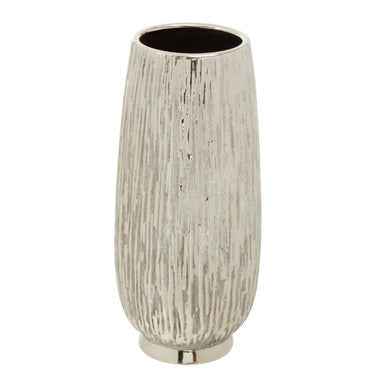 Hesper Large Silver Ceramic Vase