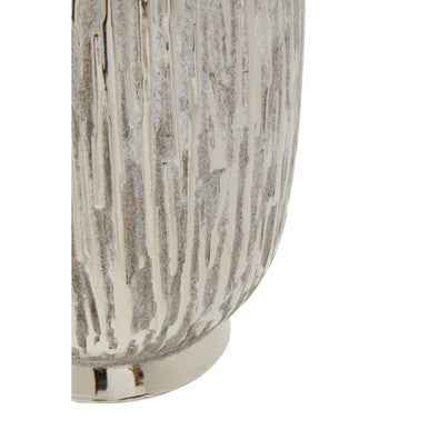 Hesper Large Silver Ceramic Vase