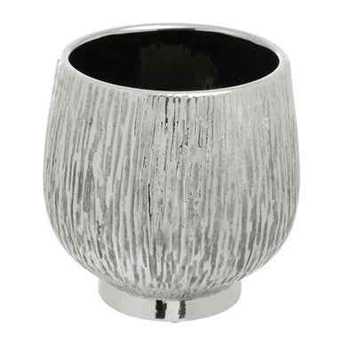 Hesper Large Silver Ceramic Planter