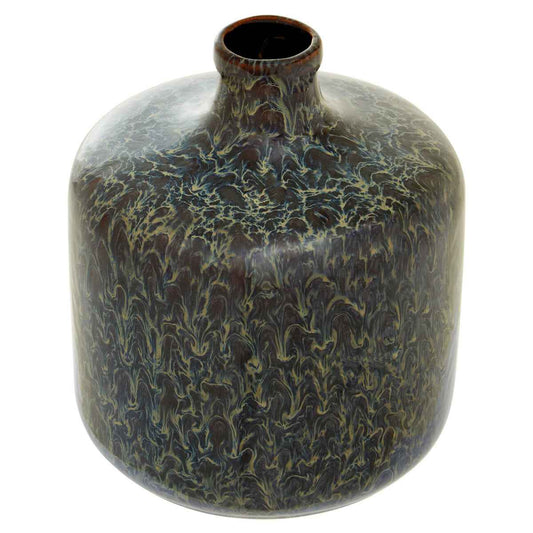 Silas Dark Blue Bottle Vase