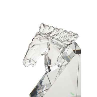 Carrie Set Of 2 Crystal Horse Bookends