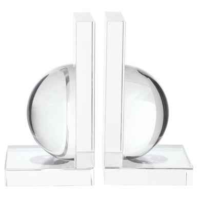 Carrie Set Of 2 Crystal Bubble Bookends