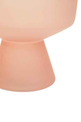 Baila Small Matte Pink Glass Vase